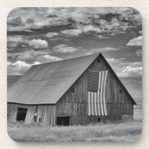 Betriebe BW American Flag Stall Scene Getränkeuntersetzer