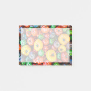Betriebe   Farbige Tomatenernte Post-it Klebezettel