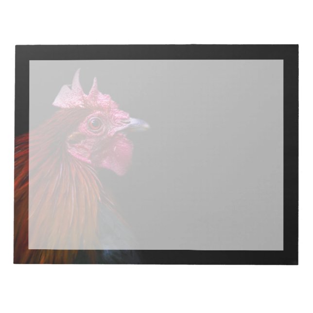 Betriebe | Rooster Head Shoot Notizblock (Vorderseite)