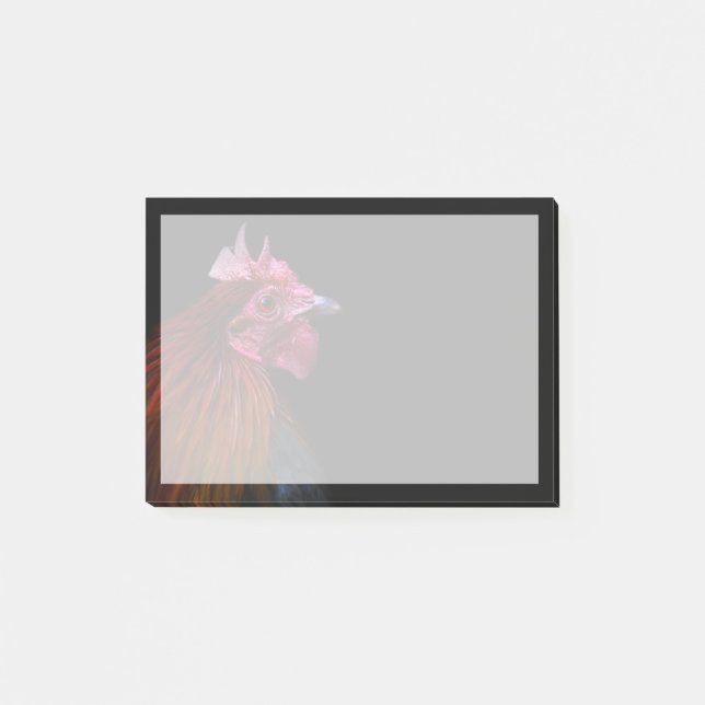 Betriebe | Rooster Head Shoot Post-it Klebezettel (Vorderseite)