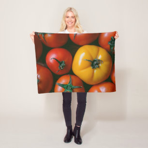 Betriebe Rote und gelbe Tomaten/Paradeiser Fleecedecke