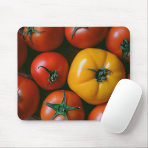 Betriebe Rote und gelbe Tomaten/Paradeiser Mousepad