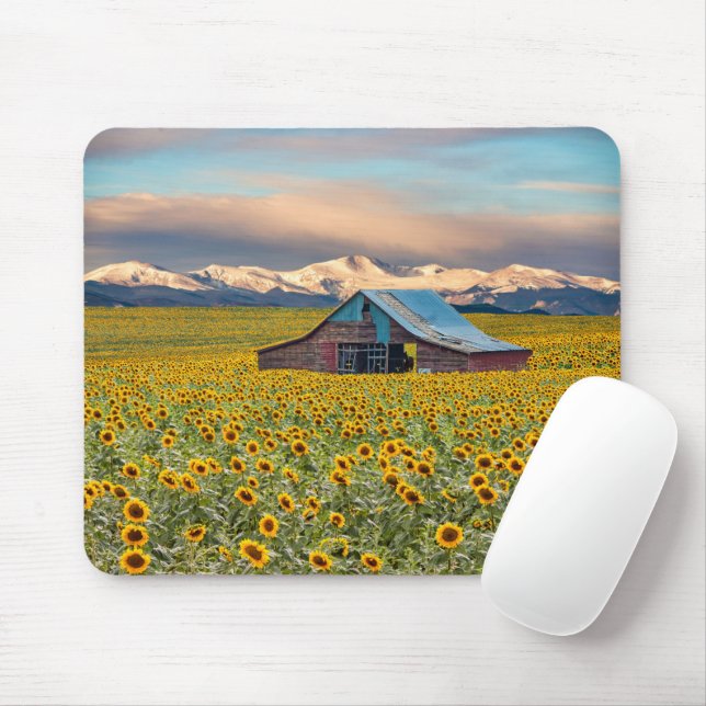 Betriebe | Sonnenblumenfeld Mousepad (Mit Mouse)