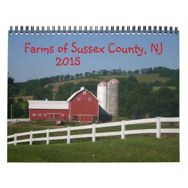 Betriebe von Sussex Landkreis NJ Kalender 2015 (Titelbild)