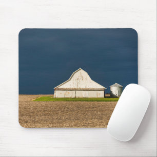 Betriebe Weißer Stall & Silo Mousepad