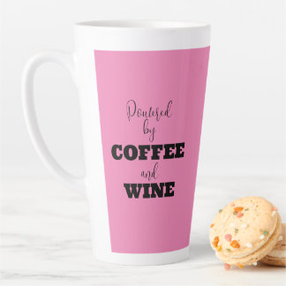 BETRIEBEN MIT KAFFEE UND WEIN Latte Tasse