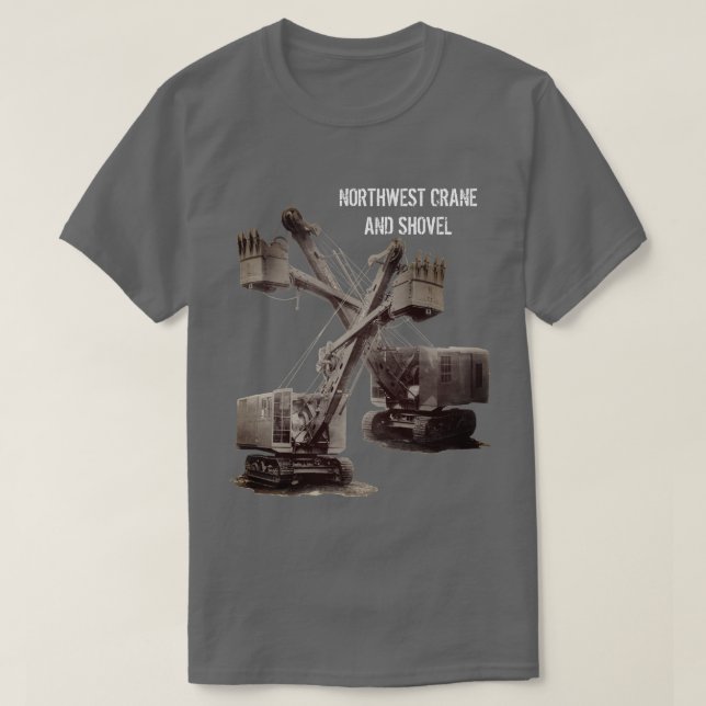 BETRIEBENER Kranmotor mit Kranantrieb im Nordweste T-Shirt (Design vorne)