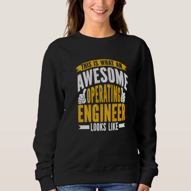 Betriebsingenieur Sweatshirt (Vorderseite)