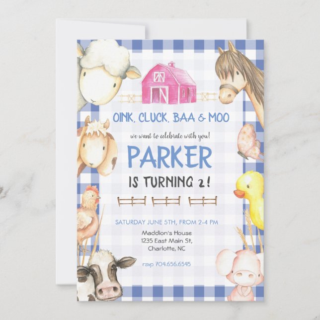 Betriebsinhaber zum Geburtstag Einladung (Vorderseite)