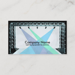 Betriebskarte für Beleuchtungseinrichtungen und L Visitenkarte