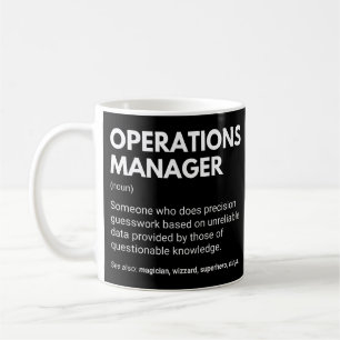 Betriebsleiter Funny Work Definition Kaffeetasse