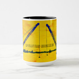 BETRIEBSMOTOR EISFISCHEREIBETREIBER KUNST TASSE