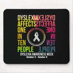 Betrifft einen von zehn Personen - Dyslexie Mousepad