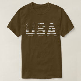 Betroffene Typografie in den USA T-Shirt