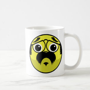 Betroffene Vater-Gesicht Kaffee-Tasse Kaffeetasse