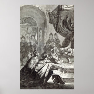 Betrothal der französischen Prinzessin an Richard  Poster