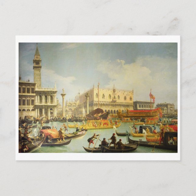Betrothal der Venezianischen Doge Postkarte (Vorderseite)