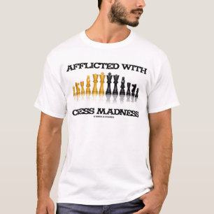 Betrübt mit Schach-Verrücktheit (Schach-Set) T-Shirt