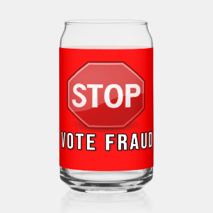 Betrug bei der Abstimmung beenden Dosenglas