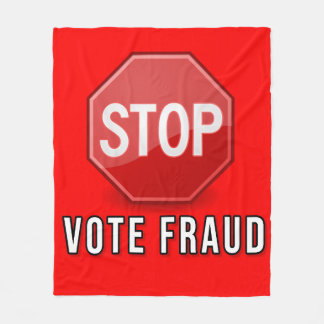Betrug bei der Abstimmung beenden Fleecedecke