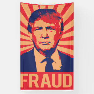 Betrug Donald Trump - Banner
