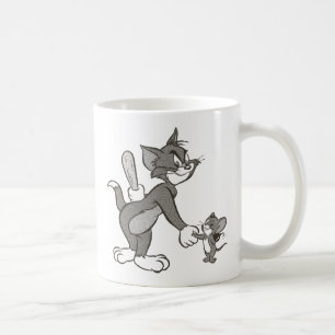 Betrügerischer Händedruck Toms und Jerry Kaffeetasse