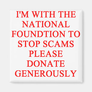 BETRUGS-Nd-Schwindlerwitz Magnet