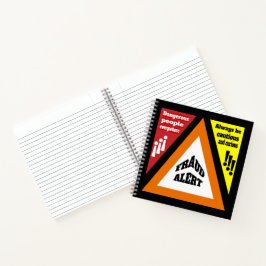 Betrugswarnung Notizbuch