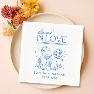 Betrunken in der Liebe Personalisierte Diskothek C Serviette