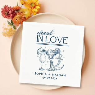 Betrunken in der Liebe Personalisierter Strand Hoc Serviette
