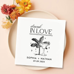 Betrunken in der Liebe Personalisierter Strand Hoc Serviette