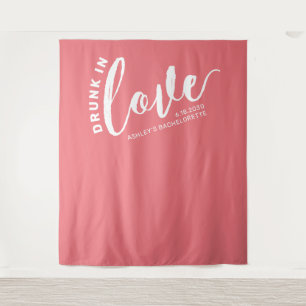 Betrunken in Liebe Bachelorette Empfang Wandteppich
