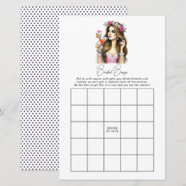 Betrunken in Liebe Brautparty Bingo Game