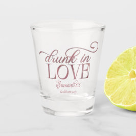 Betrunken in Liebe Champagner Tower Pink Bachelore Schnapsglas
