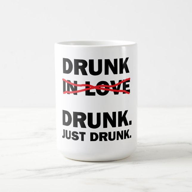 Betrunken Kaffeetasse (Mittel)