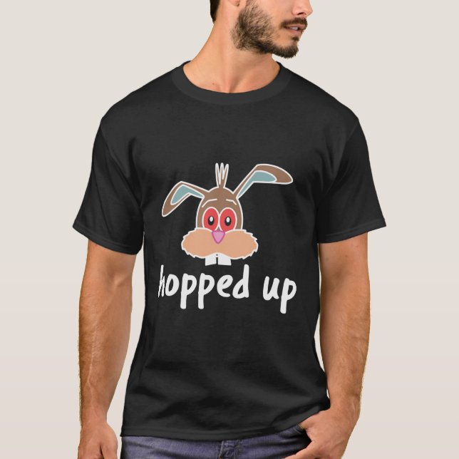 Betrunken Ostersonnenmeme hopped up Adult T-Shirt (Vorderseite)