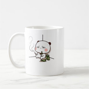 Betrunken Panda Kaffeetasse
