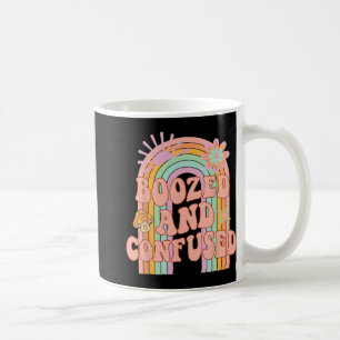 Betrunken und verwirrt Groovy Regenbogen Team Brau Kaffeetasse