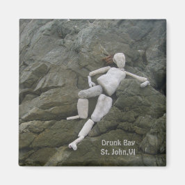 Betrunkene Bucht am Salt Pond, St.John, Jungfrau Magnet