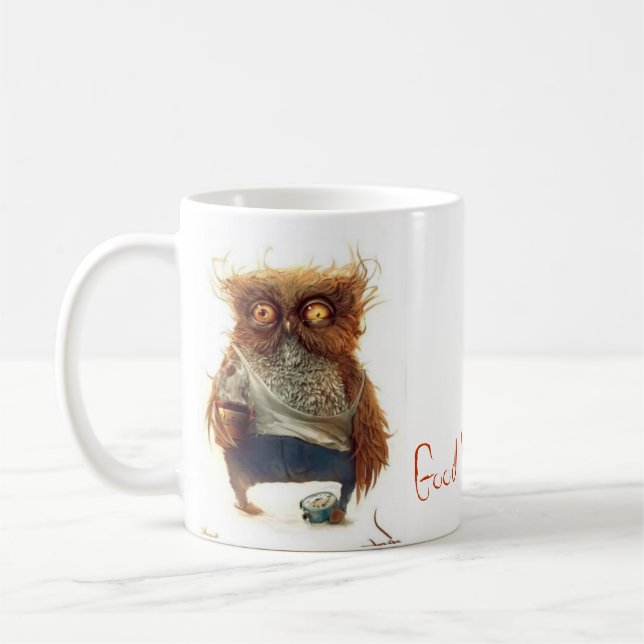 BETRUNKENE EULE TASSE (Links)