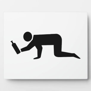 Betrunkene Fotoplatte