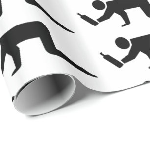 Betrunkene Geschenkpapier