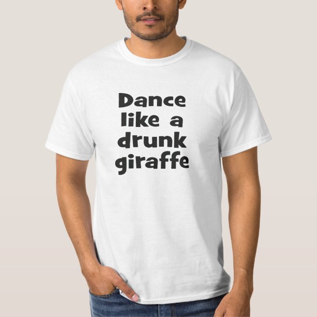 Betrunkene Giraffe bf T-Shirt (Vorderseite)