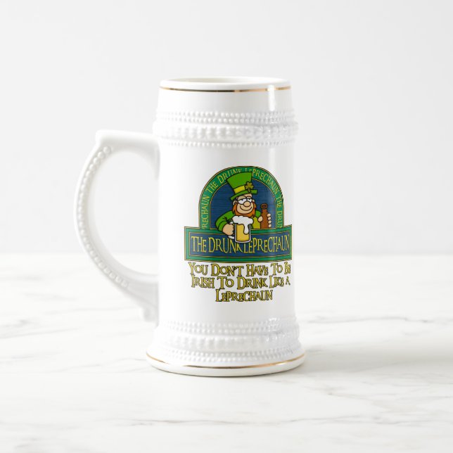 Betrunkene Kobold-Tasse Bierglas (Links)