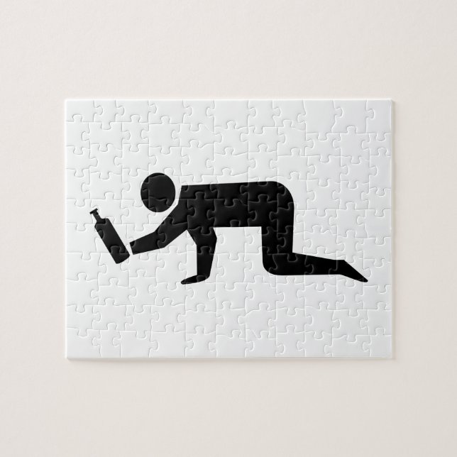 Betrunkene Leute Puzzle (Horizontal)