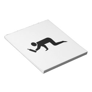 Betrunkene Notizblock