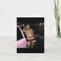 Betrunkene Sankt-Feiertags-Karte