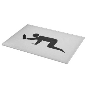 Betrunkene Schneidebrett