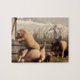 Betrunkene Schweine Puzzle