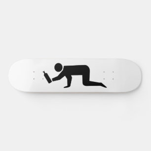 Betrunkene Skateboard
